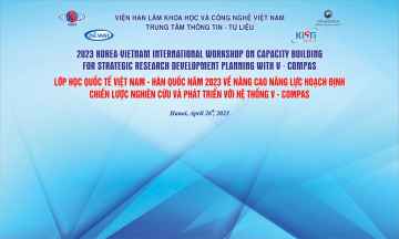 MỜI THAM DỰ LỚP HỌC QUỐC TẾ VỀ NÂNG CAO NĂNG LỰC HOẠCH ĐỊNH CHIẾN LƯỢC NGHIÊN CỨU VÀ PHÁT TRIỂN VỚI HỆ THỐNG V-COMPAS